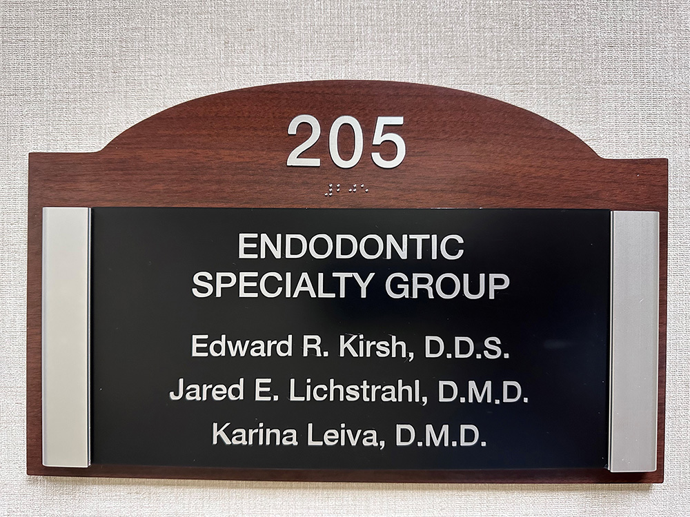 ESG Pembroke Pines Office Plate Endodontic Specialty Group